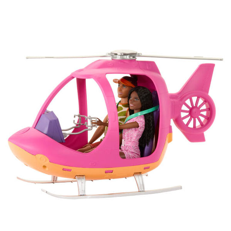 Barbie Pink Passport Kenya Adventure Dolls & Playset with Toy Helicopter