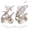 Doll Mabelle Twin Stroller, Little Flora