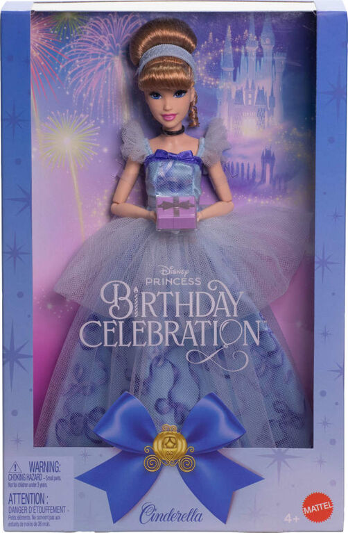 Disney Princess Birthday Celebration Cinderella Collectible Fashion Doll, Inspired by Disney Movie