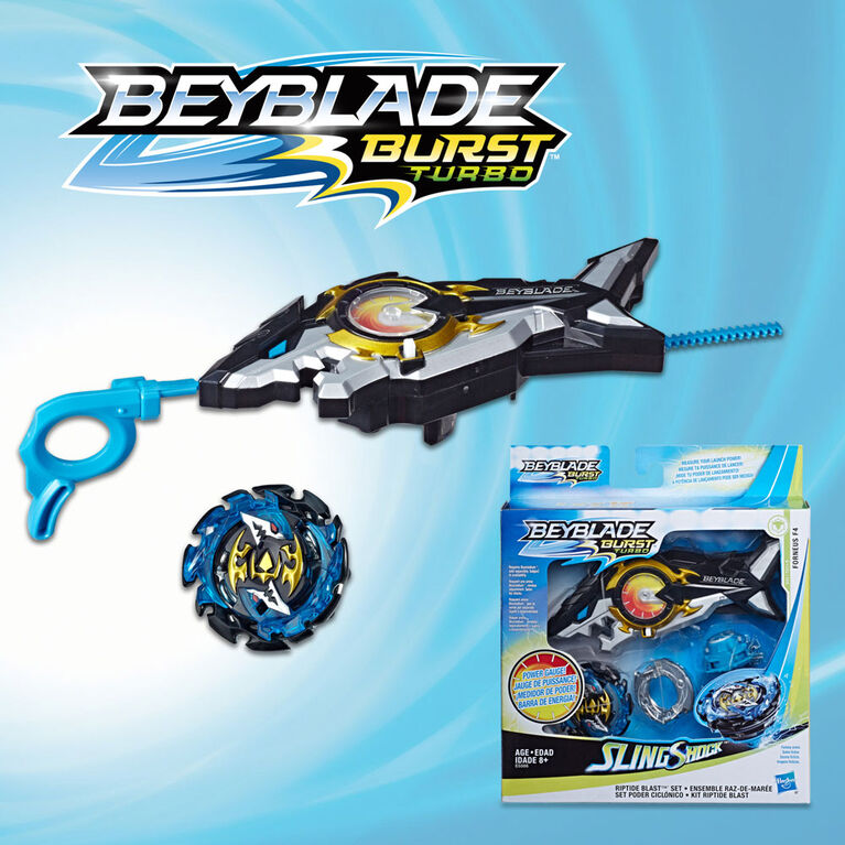 Beyblade Burst Turbo Slingshock Riptide Blast Set Toys R Us Canada