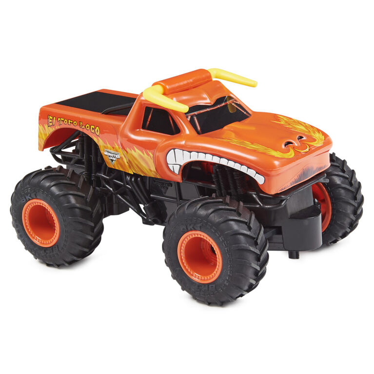 Monster Jam, Official El Toro Loco Remote Control Monster Truck, 1:24 Scale, 2.4 GHz