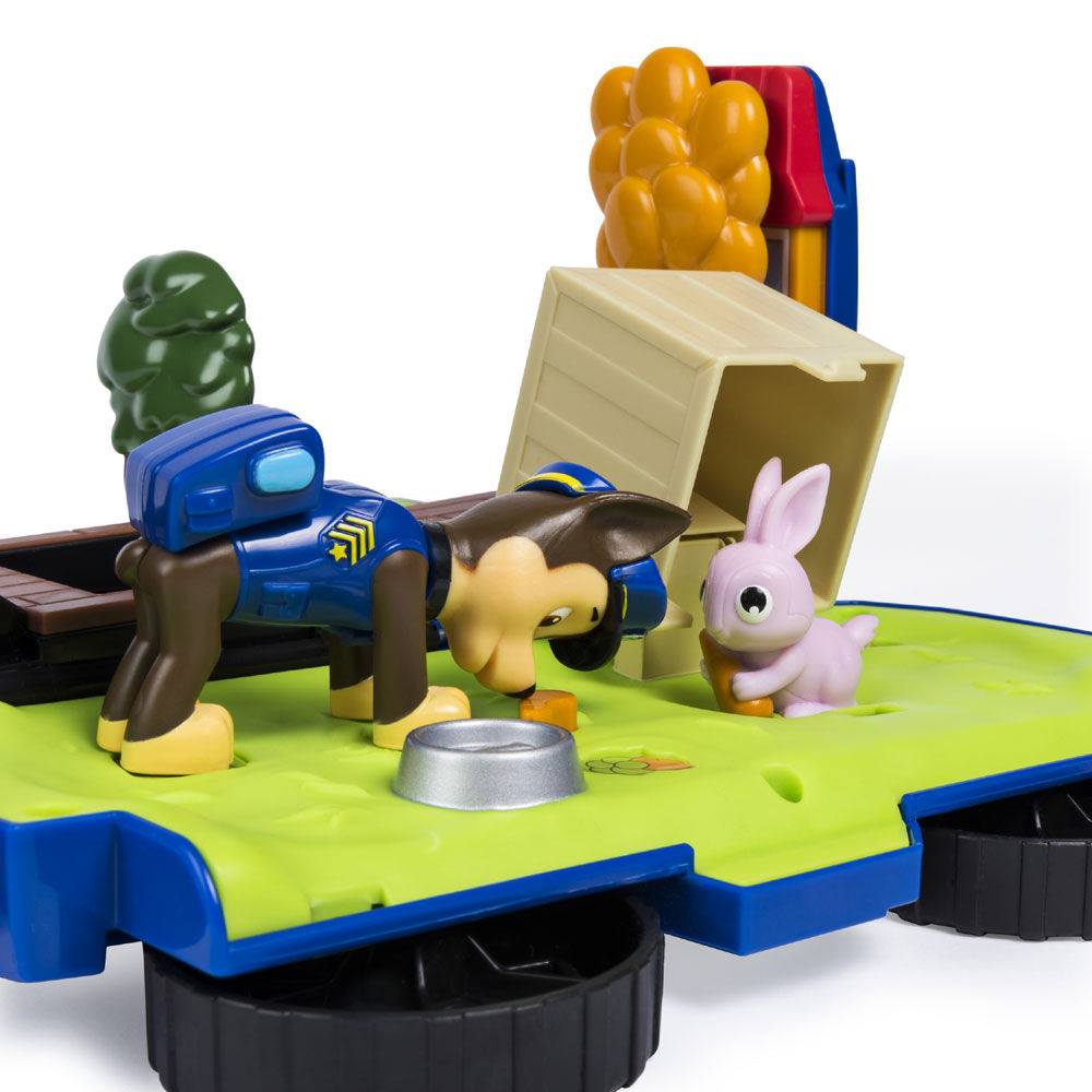paw patrol chase's ride rescue transforming playset
