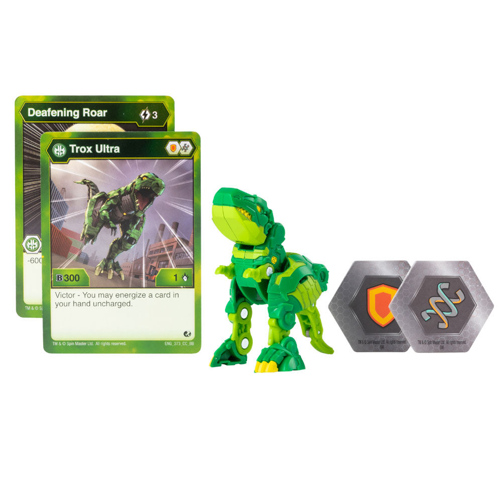 Bakugan Ultra Ball Pack Trox 3 inch Tall Collectible Transforming Creature