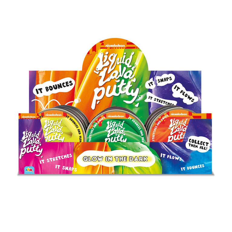 Nickelodeon Liquid Lava Putty Glow in the Dark Assortment - R Exclusive