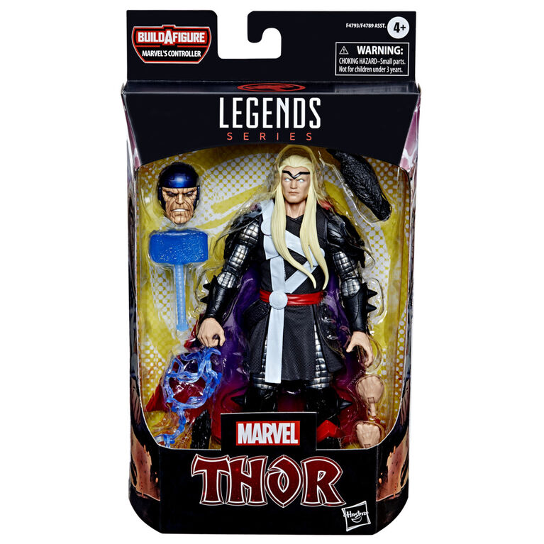 Marvel Legends Series Thor Herald of Galactus Comics Action Figure 6-inch Collectible Toy, 6 Accessories, 1 Build-A-Figure Part