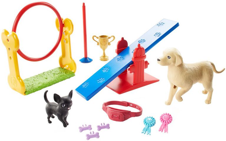 Coffret De Jeu Ken Dresseur De Chiens Avec Poupee Et Accessoires Toys R Us Canada