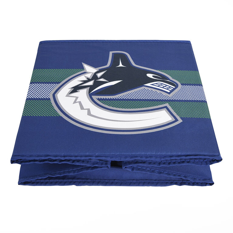 NHL Vancouver Canucks Foldable Storage Basket Bin Containers (Pack of 3)