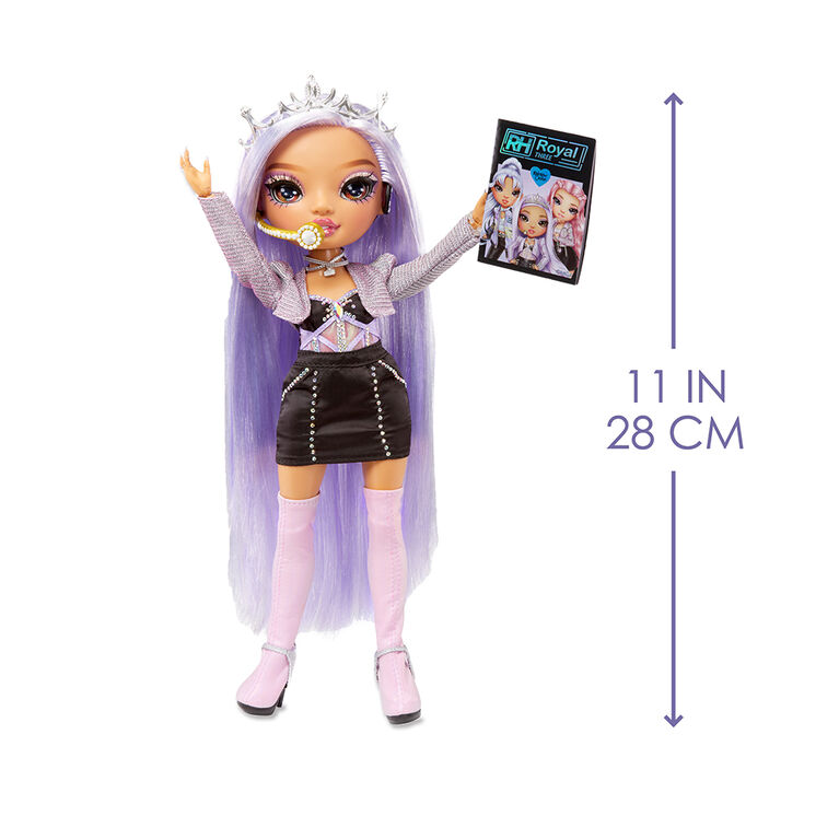 Rainbow Vision Rainbow High Royal Three K-pop - Tiara Song (Purple Lilac)  Fashion Doll | Toys R Us Canada