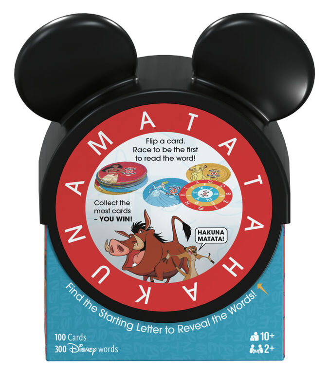 ThinkFun's Disney WordARound: Read the Word Around the Card Trivia Game - English Edition