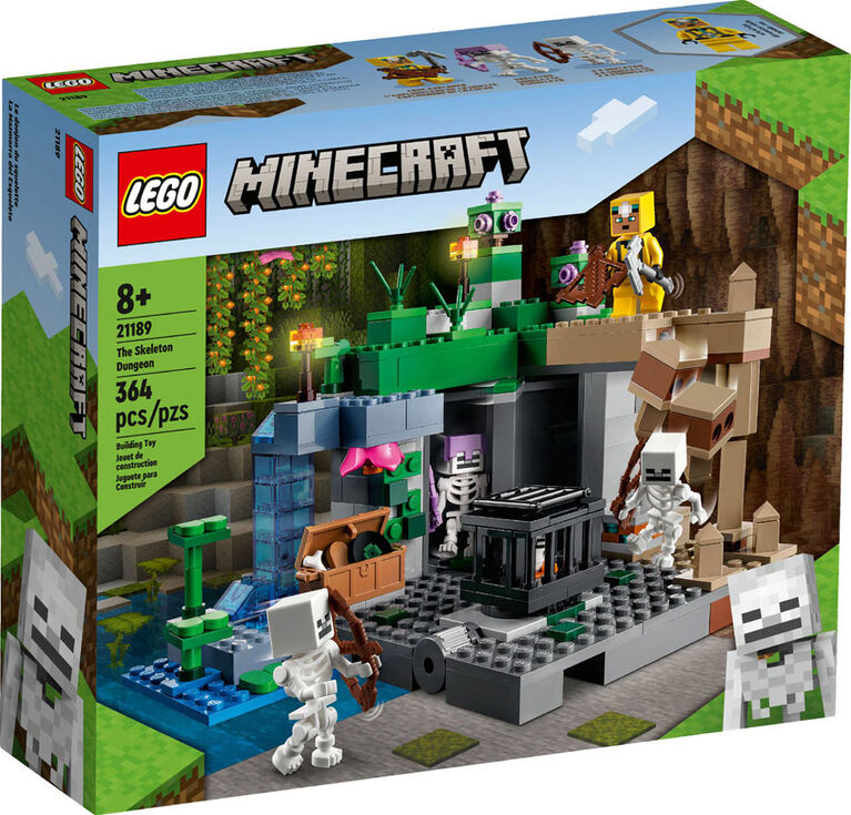 LEGO Minecraft Le donjon du squelette 21189 Ensemble de construction (364 pièces)
