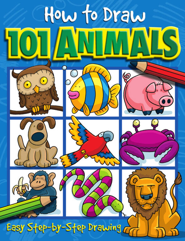 How To Draw 101 Animals - English Edition