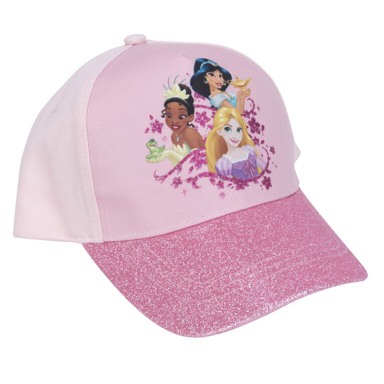 Disney Disney Princess Trio Kids Baseball Cap - Jasmine, Tiana And Rapunzle Pink