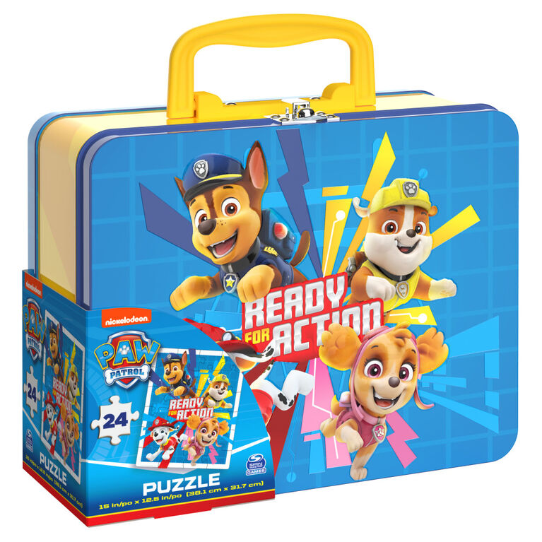 PAW Patrol 24-Piece Puzzle in Tin With Handle