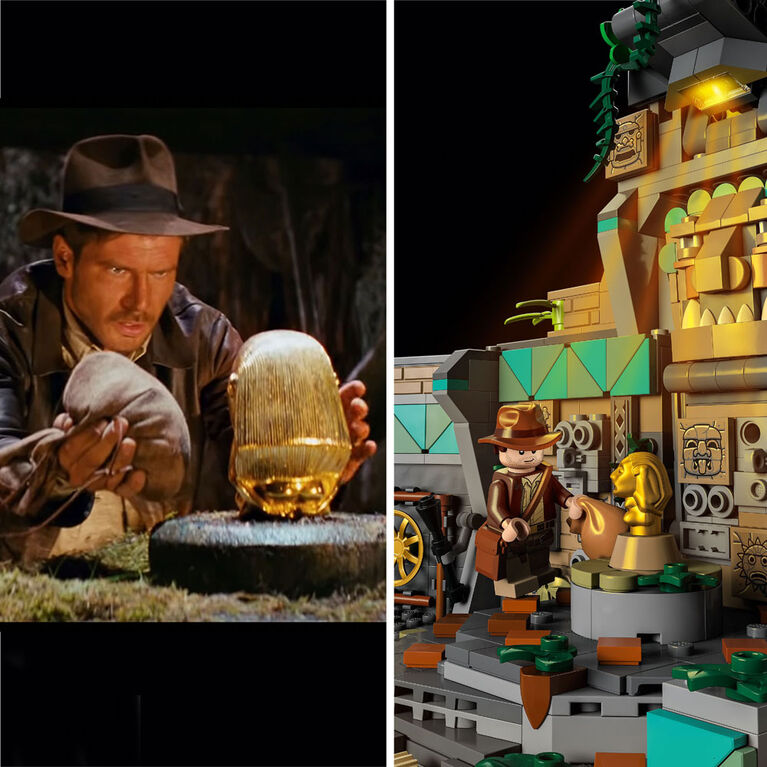 LEGO Indiana Jones Temple of the Golden Idol 77015 Building Kit (1,545 Pieces)