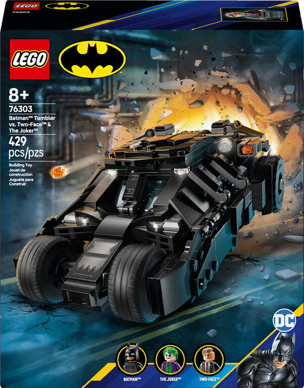 LEGO DC Batman : La Tumbler de Batman contre Double-Face et le Joker , Jouet, Voiture Super Hero 76303