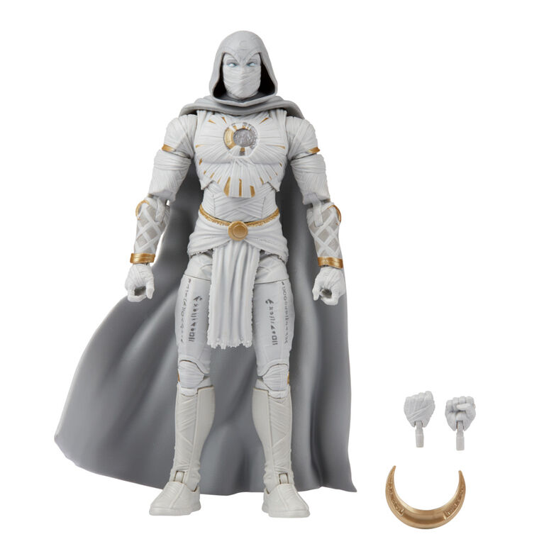 Marvel Legends Series Disney Plus Moon Knight MCU Series Action Figure 6-inch Collectible Toy, includes 4 accessories