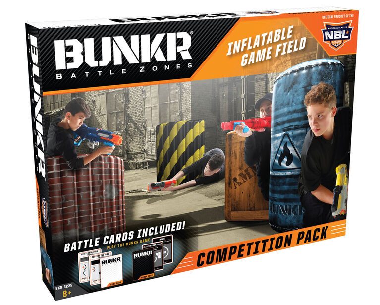 BUNKR Battlezones Competition Pack Inflatable Game Field 4 Piece