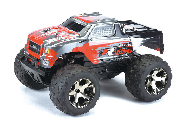 RC 1:10 Scale High Speed Buffalo Truck Black/Red - R Exclusive
