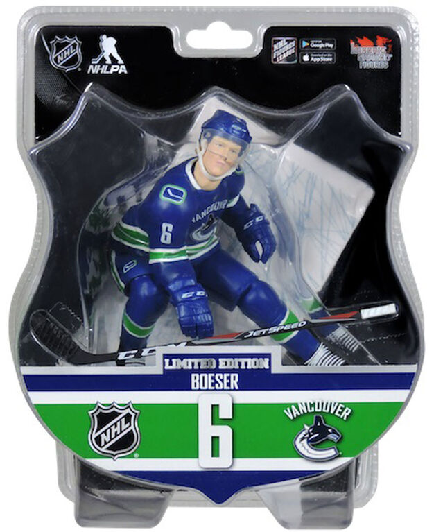 Brock Boeser Canucks de Vancouver Figurine de 6 pouces de la LNH.