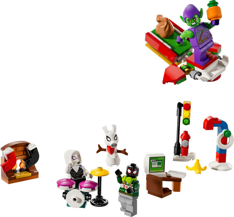 LEGO Marvel Spider-Man 2024 Advent Calendar, Marvel Count Down Holiday Gift for Kids, 76293