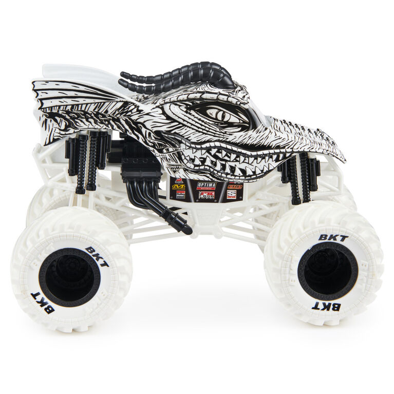Monster Jam, Official Dragon Monster Truck, Collector Die-Cast Vehicle, 1:24 Scale