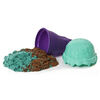 Kinetic Sand Scents, 4oz Ice Cream Cone Container with 2 Colors of All-Natural Scented Kinetic Sand (Styles May Vary)