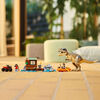 LEGO Jurassic World L'Évasion sur la Rivière du T.rex, Ensemble de Construction avec Figurine de Dinosaure, Cadeau de Jouet Amusant pour Enfants 76975