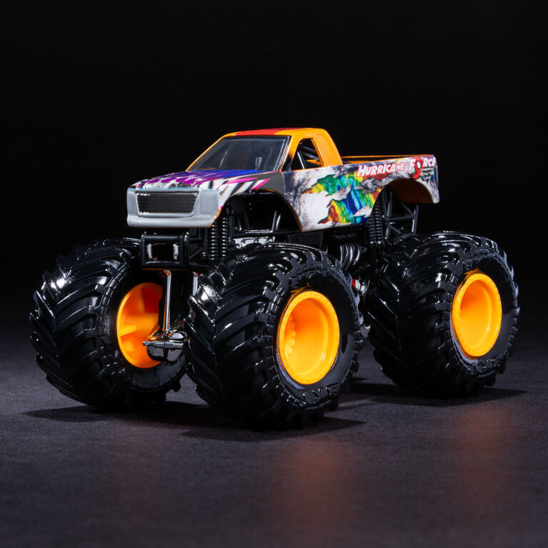 Monster Jam, Official Hurricane Force Monster Truck, Die-Cast Vehicle, Forces of Nature Series, 1:64 Scale