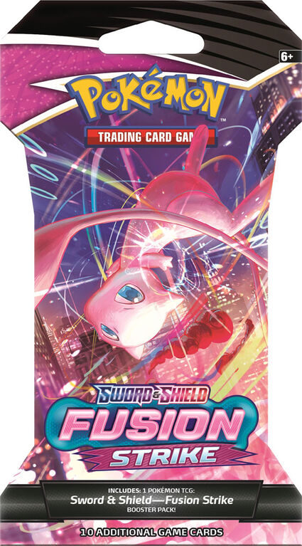 Pokemon Sword and Shield "Fusion Strike" Sleeved Booster