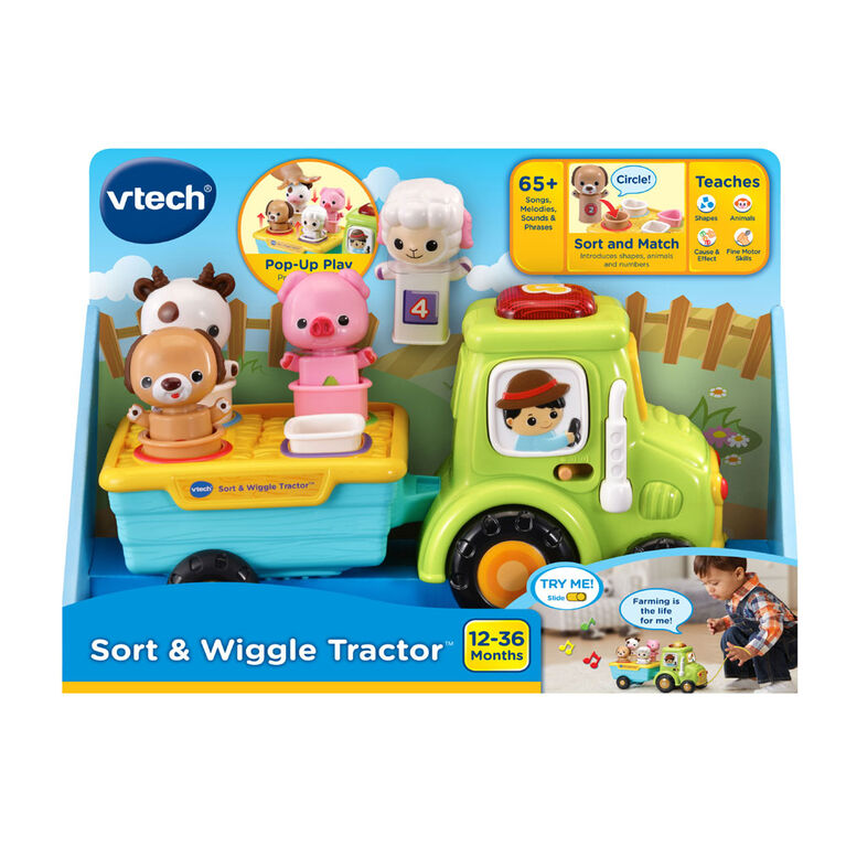 VTech Sort & Wiggle Tractor - English Edition