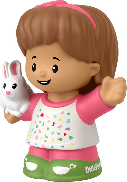 Fisher-Price Little People Mia with Bunny Figure for Toddlers & Preschool Kids