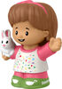 Fisher-Price Little People Mia with Bunny Figure for Toddlers & Preschool Kids