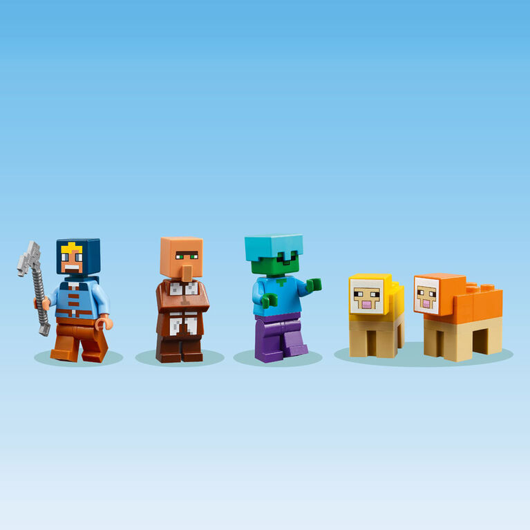 LEGO Minecraft The Windmill Farm Video-Game Set, Adventure Toy and Zombie Gift for Kids 21262
