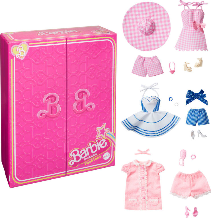 Barbie The Movie Fashion Pack with Three Iconic Film Outfits and Accessories