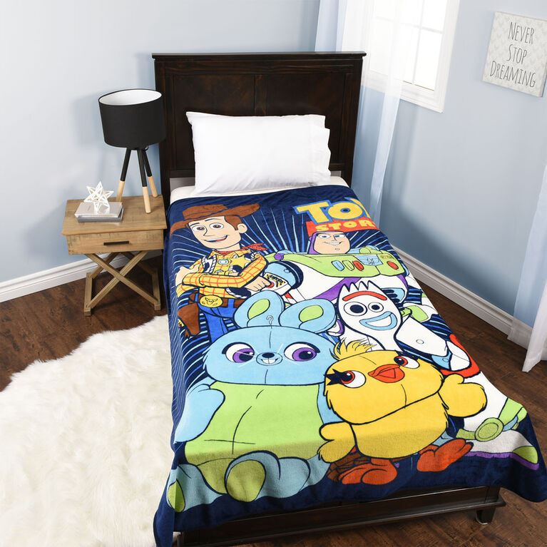 Nemcor Disney Pixar Toy Story Micro Plush Blanket Toys R Us Canada