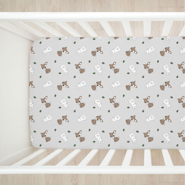 Koala Baby 1 pack Flannel Sheet Woodland Bunny