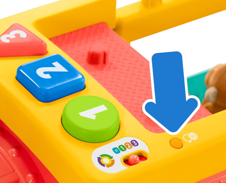 Fisher-Price - Little People - Le grand train des animaux ABC - Version anglaise et française