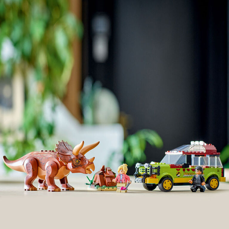 LEGO Jurassic Park La recherche sur les tricératops 76959 Ensemble de jeu de construction (281 pièces)