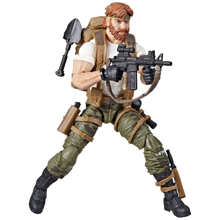 G.I. Joe Classified Series, figurine Stuart "Outback" Selkirk 63 de collection, accessoires, emballage spécial