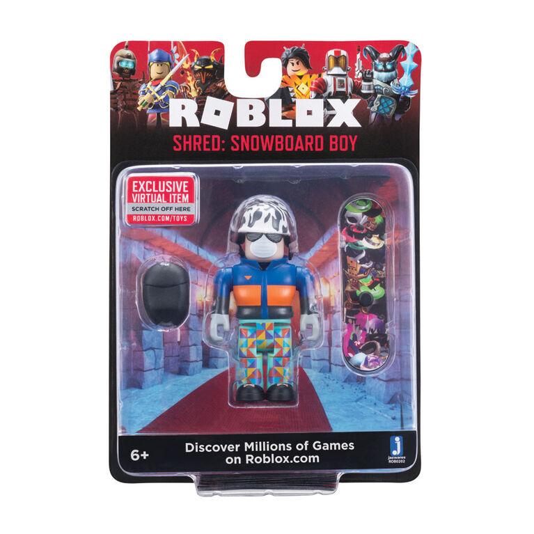 Roblox Figure Garcon De Snowboard W6 Edition Anglaise Toys R Us Canada - carte cadeau roblox