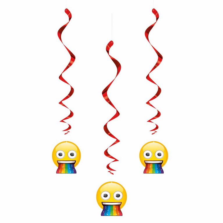 Emoji Hanging Decorations 26", 3 pieces Toys R Us Canada