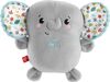 Fisher-Price Plush Elephant Baby Toy Sound Machine with Vibrations, Calming Vibes Soother