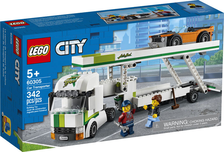 LEGO City Great Vehicles Le transport de voiture 60305 (342 pièces)