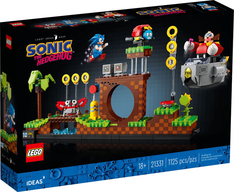 LEGO Ideas Sonic the Hedgehog - Green Hill Zone 21331 Building Kit (1,125 Pieces)