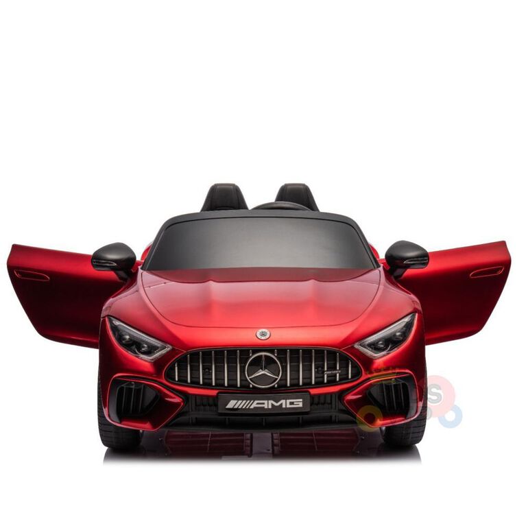 KIDSVIP Mercedes Benz 24V SL63 Voiture 4X4 sous licence pour enfants avec RC - Rouge