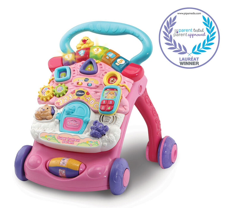 VTech Stroll and Discover Activity Walker - Pink - French Edition - Exclusive