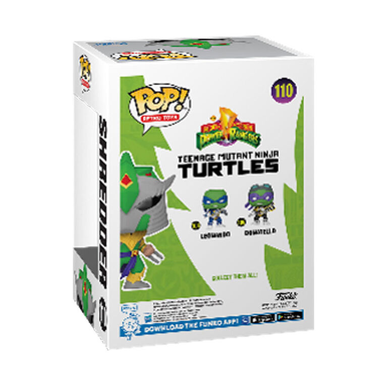 POP: TMNT x MMPR- GR Shredder - R Exclusive