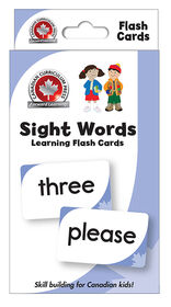 Sight Words Learning Flash Cards