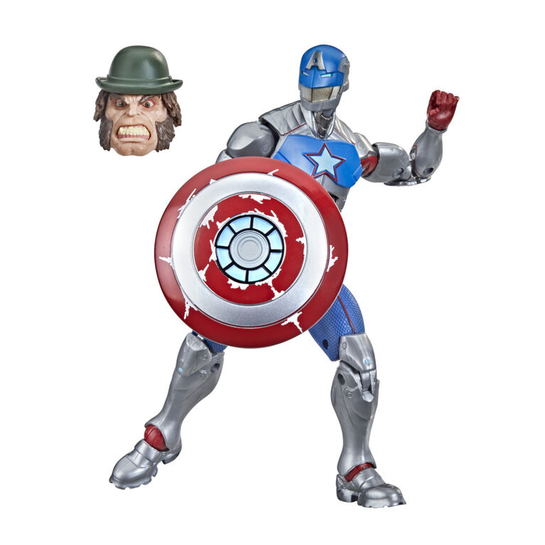 Marvel Legends Series Civil Warrior Action Figure Toy With Shield Accessory