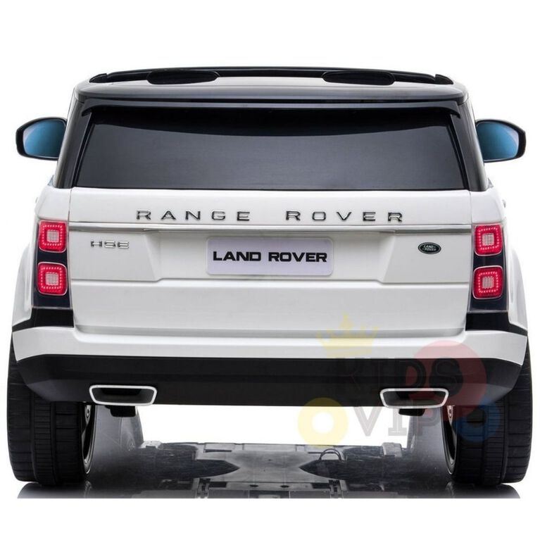 KidsVip 2x12V Kids & Toddlers Range Rover 4WD ride on car w/Remote Control - White on White